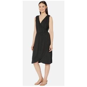 Royal Robbins Black Noe Cross Over Dress S NWOT